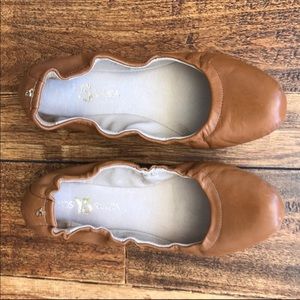 Yosi Samra Ballet Flats - Cognac